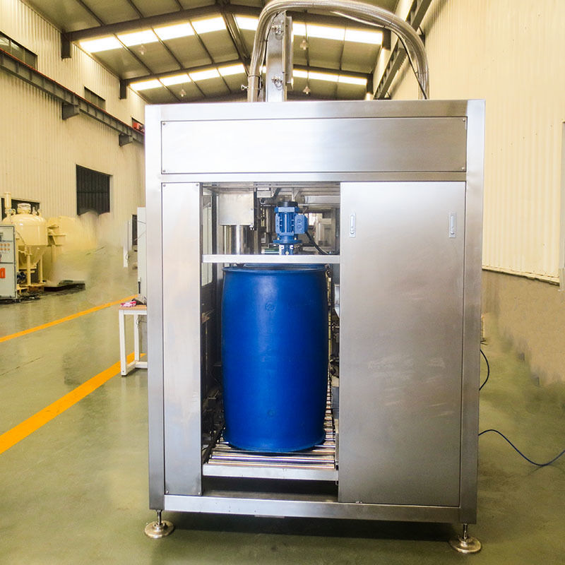 200L Single Automatic Oil Liquid Drum Filling Sealing Machine Electric Gear Motor Energy Saving PLC Bearing for Chemical