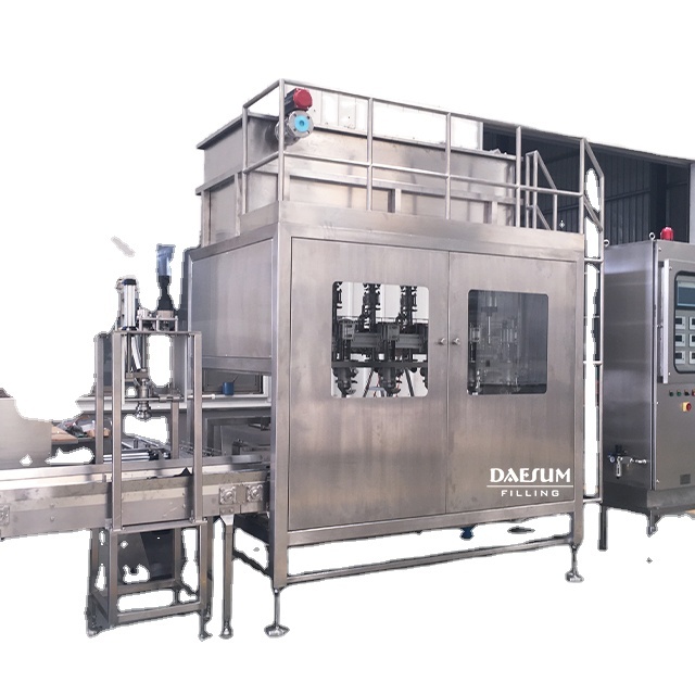 5-40L PLC Controlled Plastic Barrel Jerrycan Small Hole Automatic Liquid Machine Chemical Cleaning Honey Oil Gear Motor Bottle
